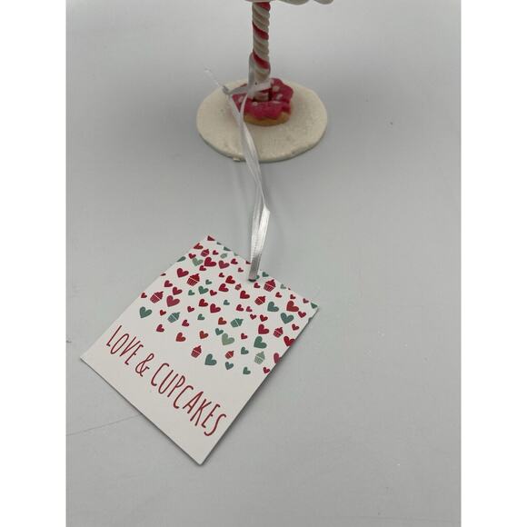 NWT Love & Cupcakes Christmas 2024 Pastel Glitter Donut Sprinkles Tree 14” Tall - Picture 8 of 8